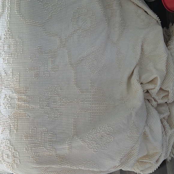 Vintage Bates George Washinton's Choice Chenille Bedspread Flaws - Picture 13 of 17